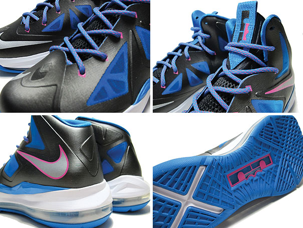 Nike Lebron X Gs Black Photo Blue 01