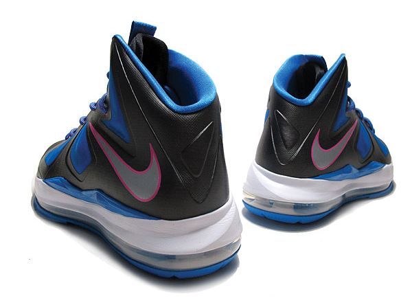 Nike Lebron X Gs Black Photo Blue 02