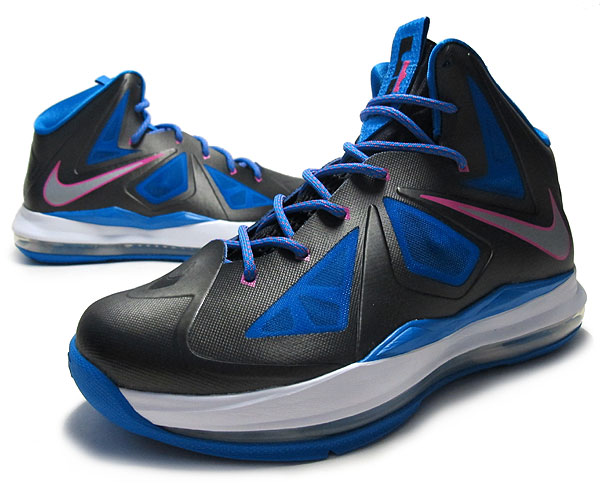 Nike Lebron X Gs Black Photo Blue 04