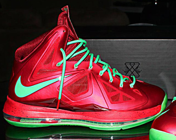 Nike Lebron X University Red Tourmaline Team Red 5