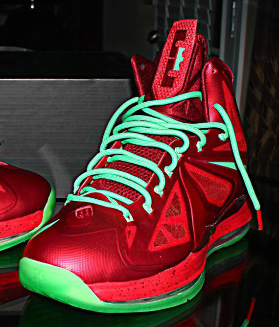 Nike Lebron X University Red Tourmaline Team Red 6