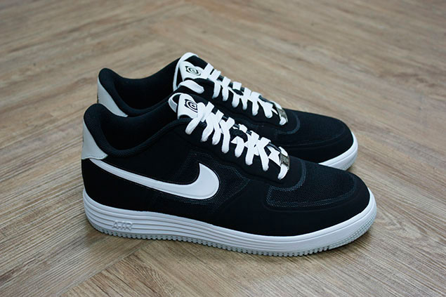 Nike Lunar Force 1 Medicom Bearbrick Black White 7