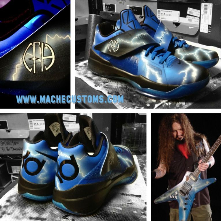 Nike Zoom Kd Iv Dimebag Darryl Custom 01