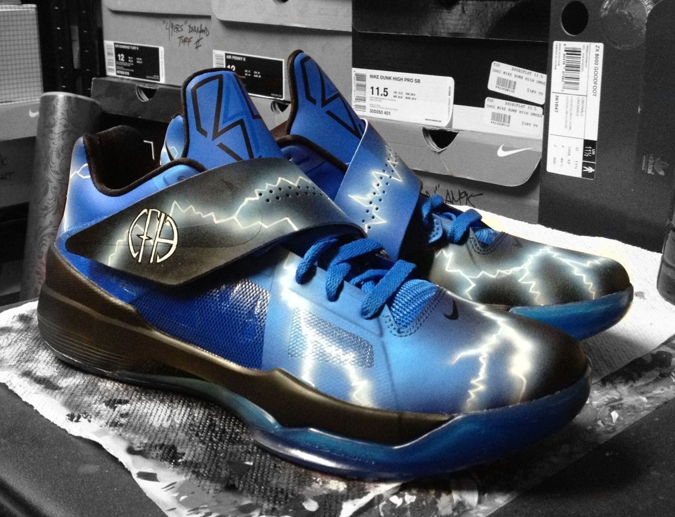 Nike Zoom Kd Iv Dimebag Darryl Custom 03