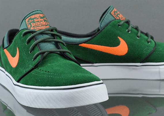 Nike Zoom Stefan Janoski - Gorge Green - Total Orange