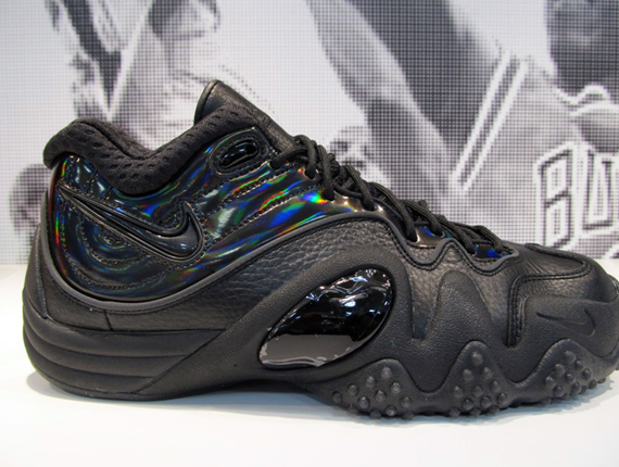 Nike Zoom Uptempo V Premium Tonal Black White 3