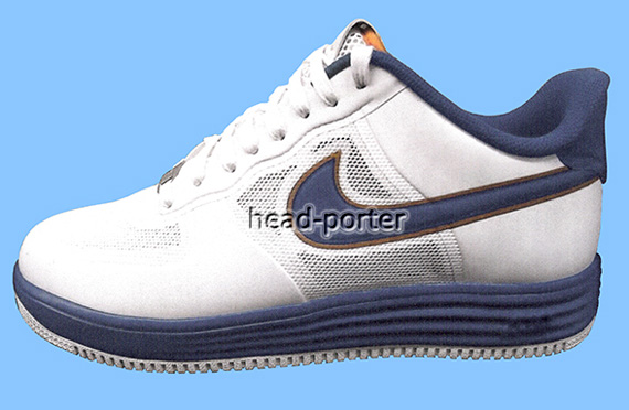 White Medicom Toy Nike Lunar Force 1