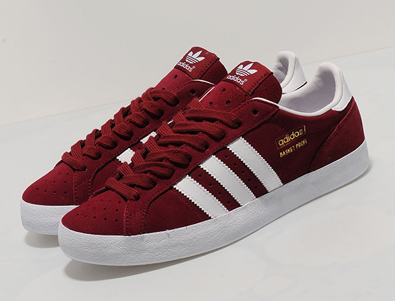 Adidas Originals Basket Prof Low Maroon