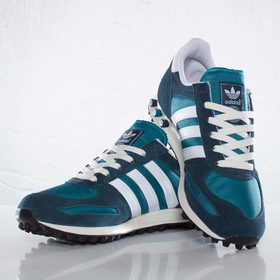 Adidas Originals La Trainer Vivid Teal Dark Petrol 4