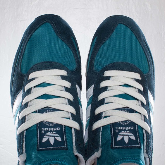 Adidas Originals La Trainer Vivid Teal Dark Petrol 9