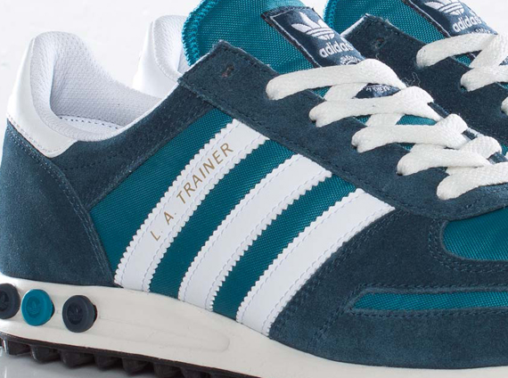 adidas Originals LA Trainer - Vivid Teal - Dark Petrol