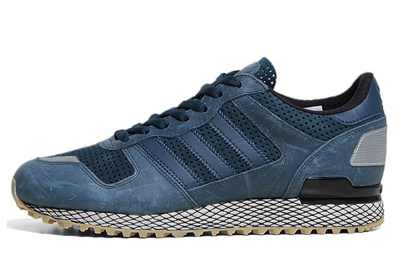 Adidas Zx700 Leather Tonal Blue 1