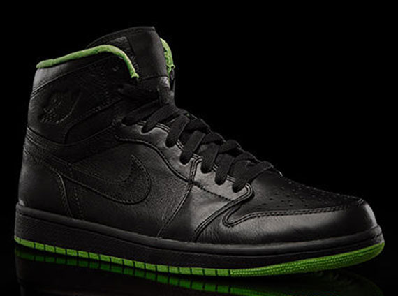 Air Jordan 1 Black Neon Green Collection 1