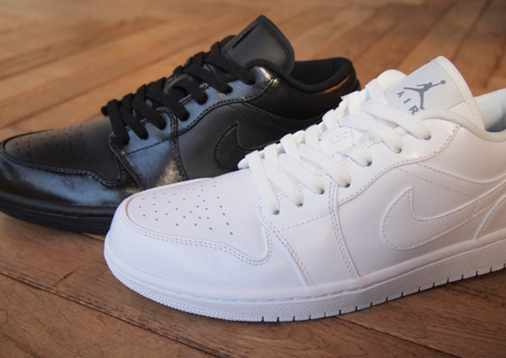 Air Jordan 1 Low White Black 1