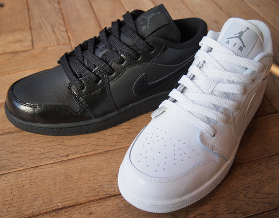 Air Jordan 1 Low White Black 2