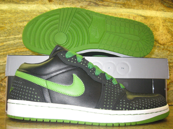 Air Jordan 1 Phat Low Polka Dot Black Chlorophyll 6