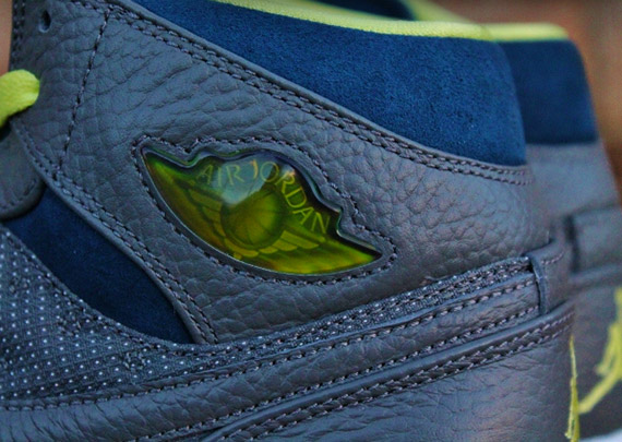 Air Jordan 1 Retro '97 TXT - Flat Pewter - Electric Yellow - Squadron Blue