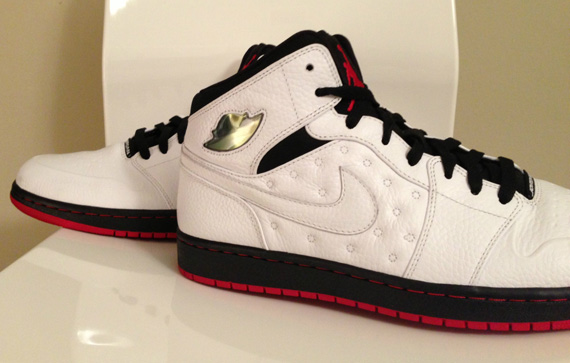 Air Jordan 1 Retro 97 White Black Gym Red 4