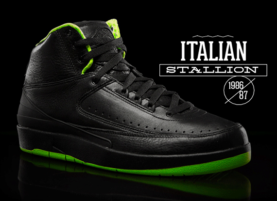 Air Jordan Ii Neon Green Collection