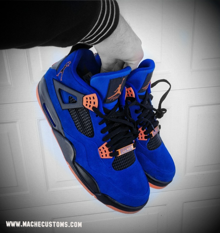 Air Jordan Iv Ball Dont Lie Customs Mache 03