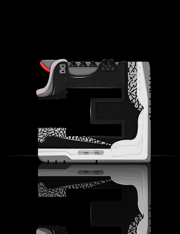 Air Jordan Sneaker Font 03