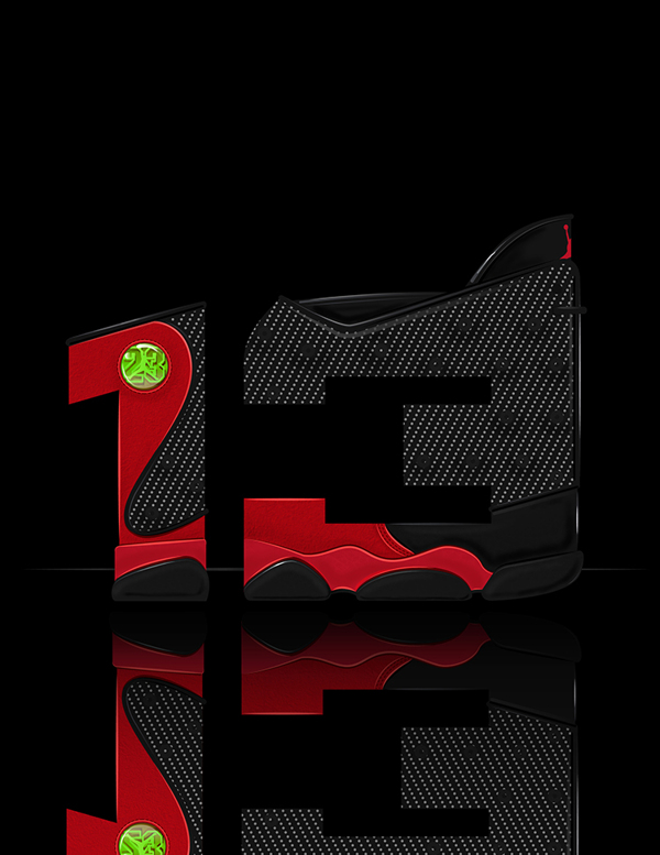 Air Jordan Sneaker Font 13
