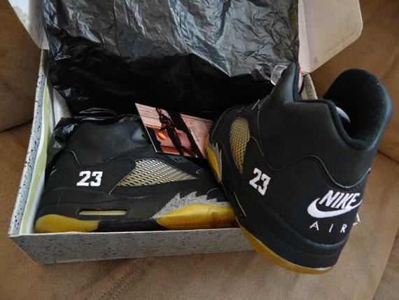 Air Jordan V Black 23 Pe 1990 0