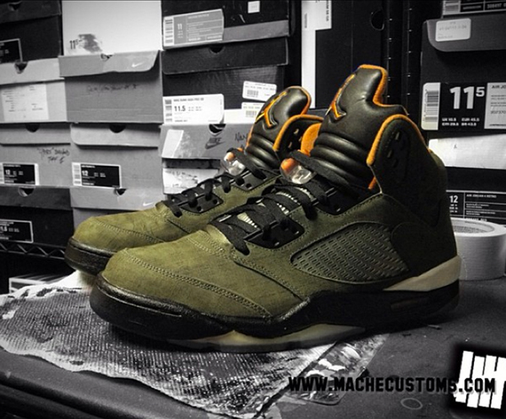 Air Jordan V Undefeated Customs 1