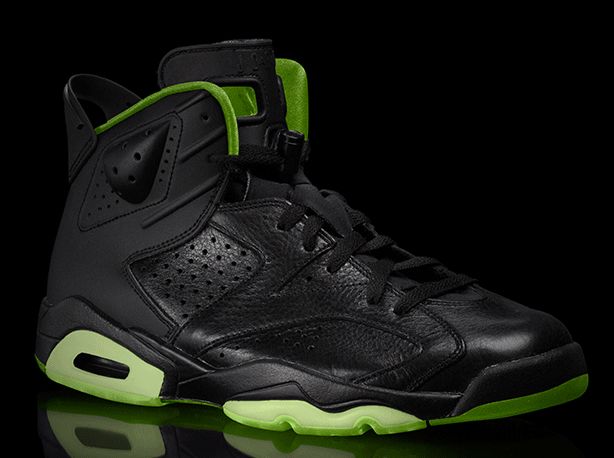 Air Jordan VI "Black/Neon Green" Collection