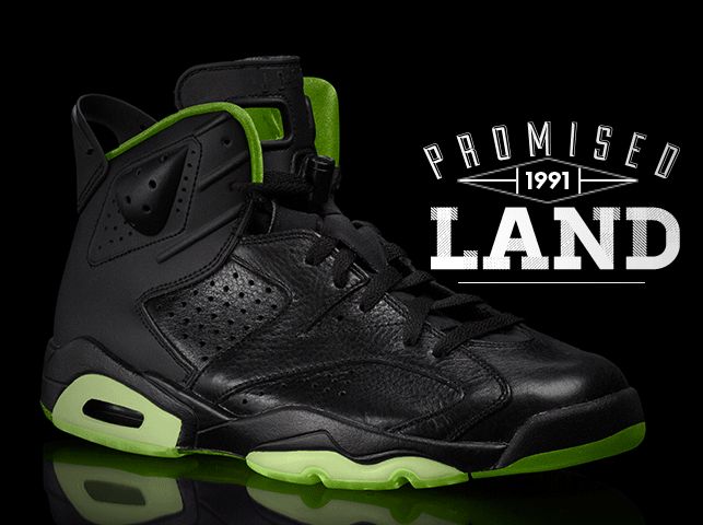 Air Jordan Vi Black Neon Green Collection