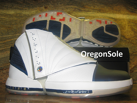 Air Jordan Xvi 2012 Retro White Midnight Sample 5