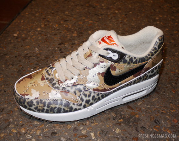 Atmos Nike Air Max 1 Desert Camo Cheetah 2013