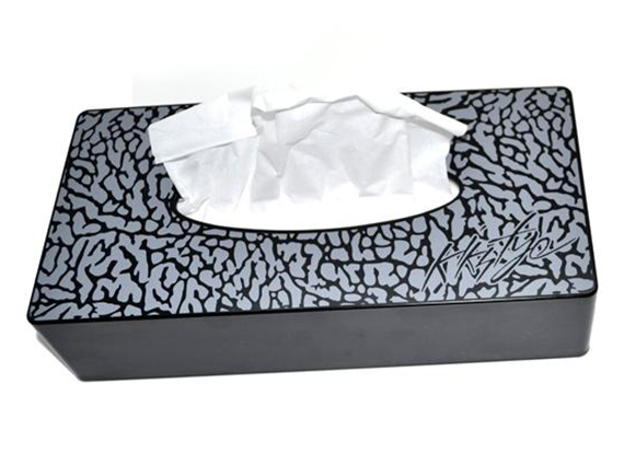 Elephant Print Tissue Box Cover 1