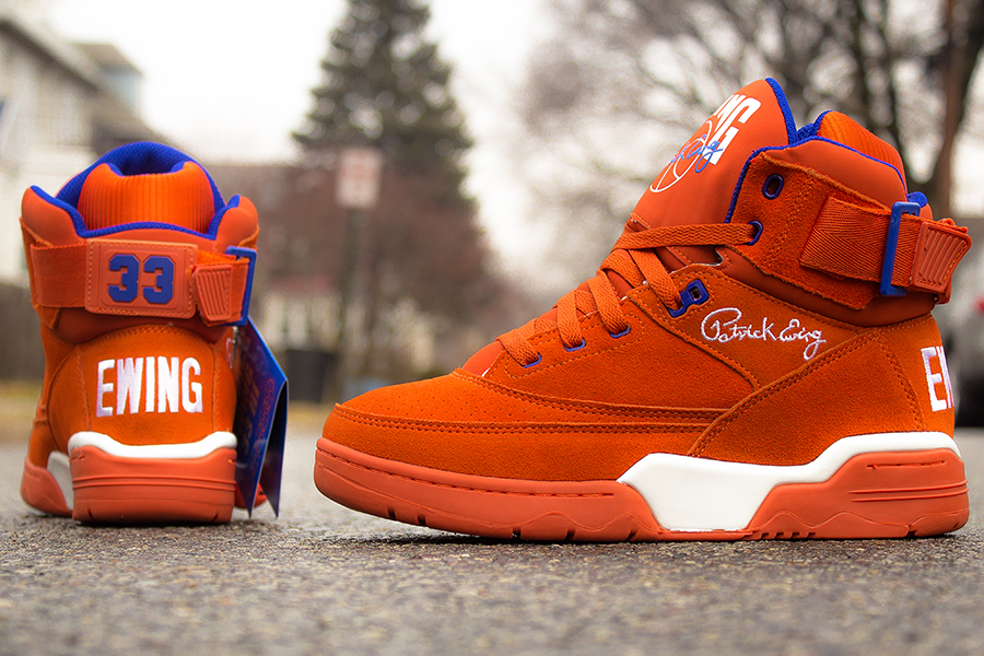 Ewing 33 Hi Orange Suede Packer 6