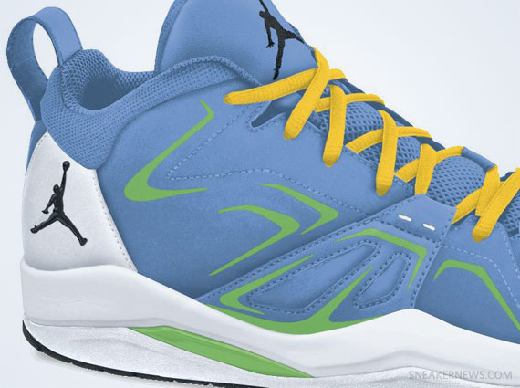 Jordan Ace 23 – University Blue – Black – Poison Green