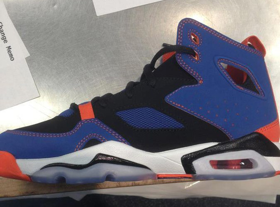 Jordan Blue Print Black Blue Orange