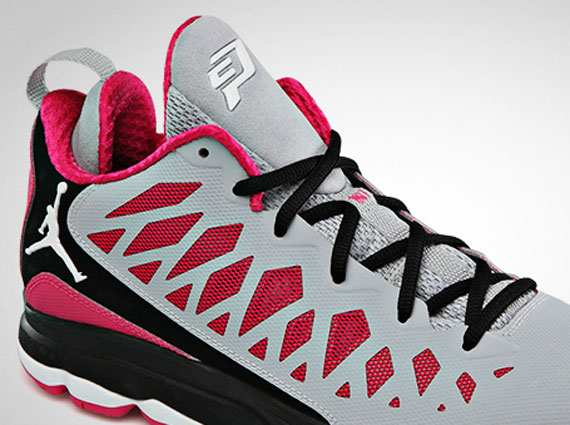 Jordan Cp3 Vi Wolf Grey Vivid Pink Black White 3