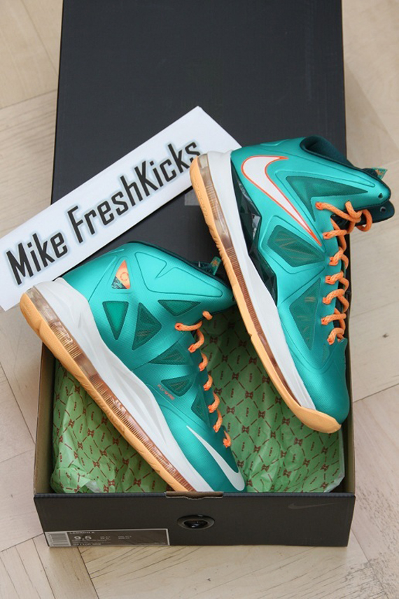 Lebron X Setting Dolphins 8