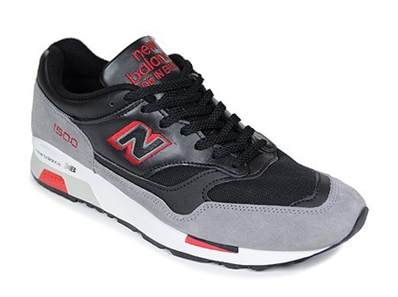 New Balance 1500 Black Grey Hot Red 1