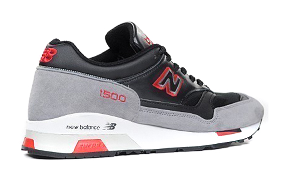 New Balance 1500 Black Grey Hot Red 5