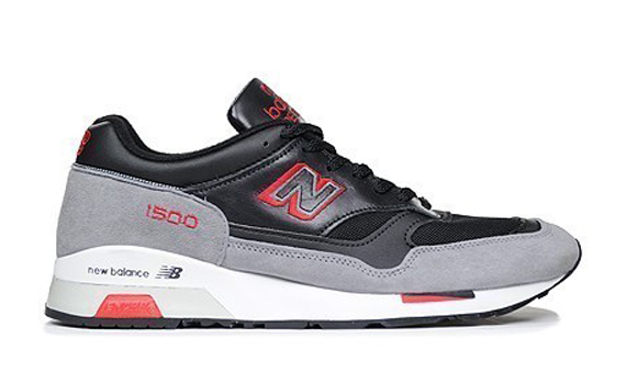 New Balance 1500 Black Grey Hot Red 6