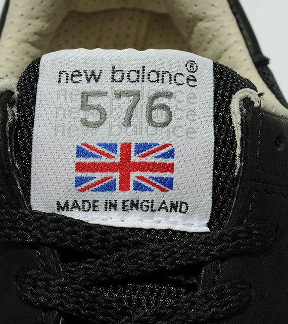 New Balance 576 Black Leather Pack 6