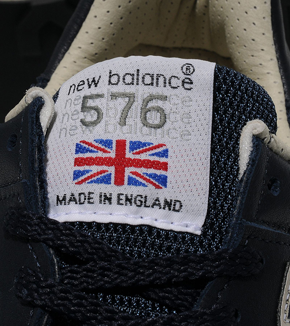 New Balance 576 Navy Leather Pack 5