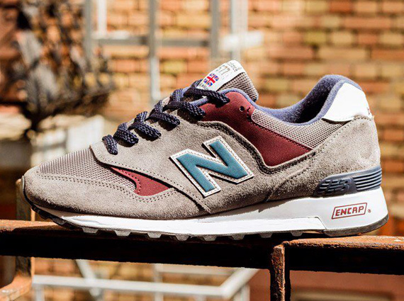 New Balance 577 – Grey – Burgundy – Blue