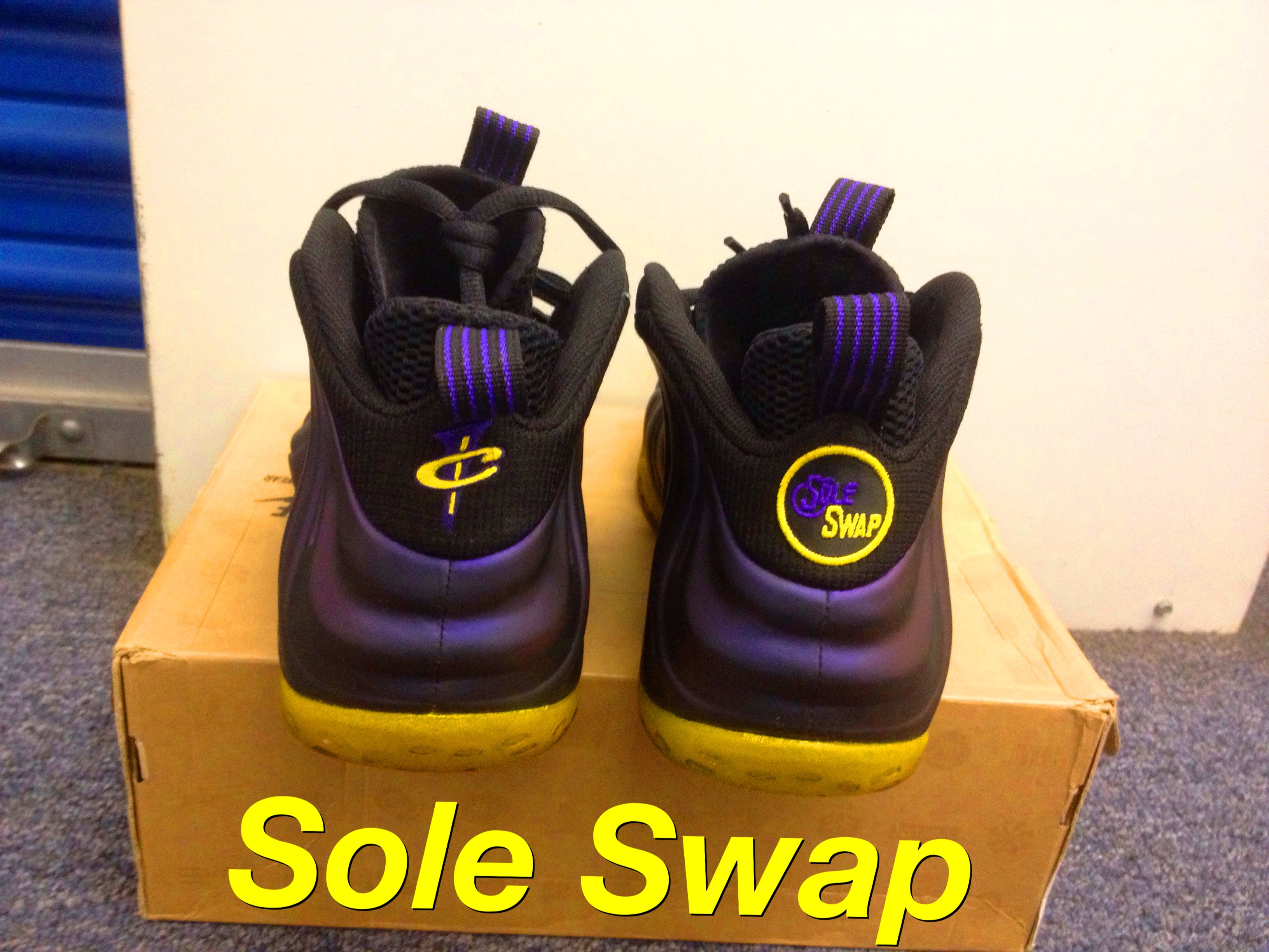 Nike Air Foamposite One Lakers Away Custom 01
