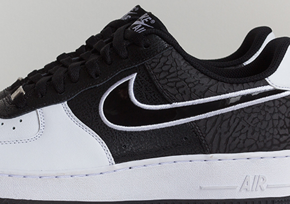 Nike Air Force 1 Low - White - Black Elephant Print