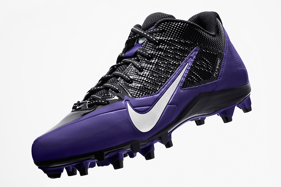 Nike Alpha Pro Cleats Superbowl Pe Baltimore Ravens 2