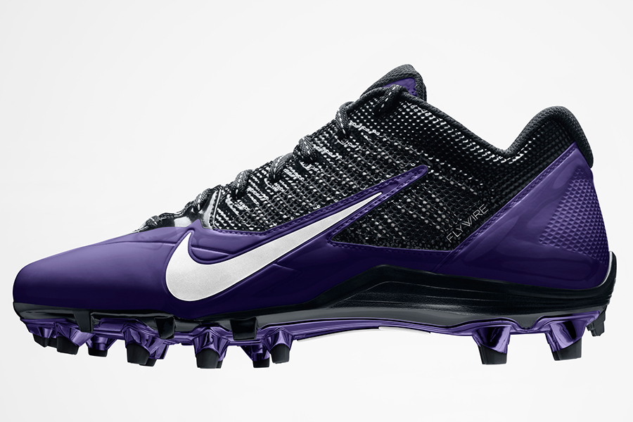 Nike Alpha Pro Cleats Superbowl Pe Baltimore Ravens 3