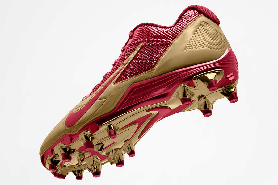 Nike Alpha Pro Cleats Superbowl Pe San Francisco 49ers 1