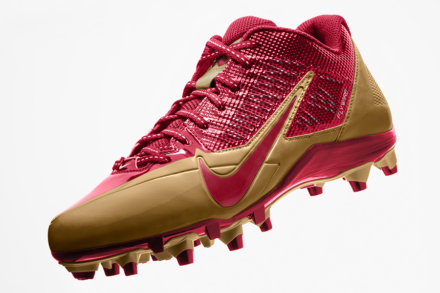 Nike Alpha Pro Cleats Superbowl Pe San Francisco 49ers 2